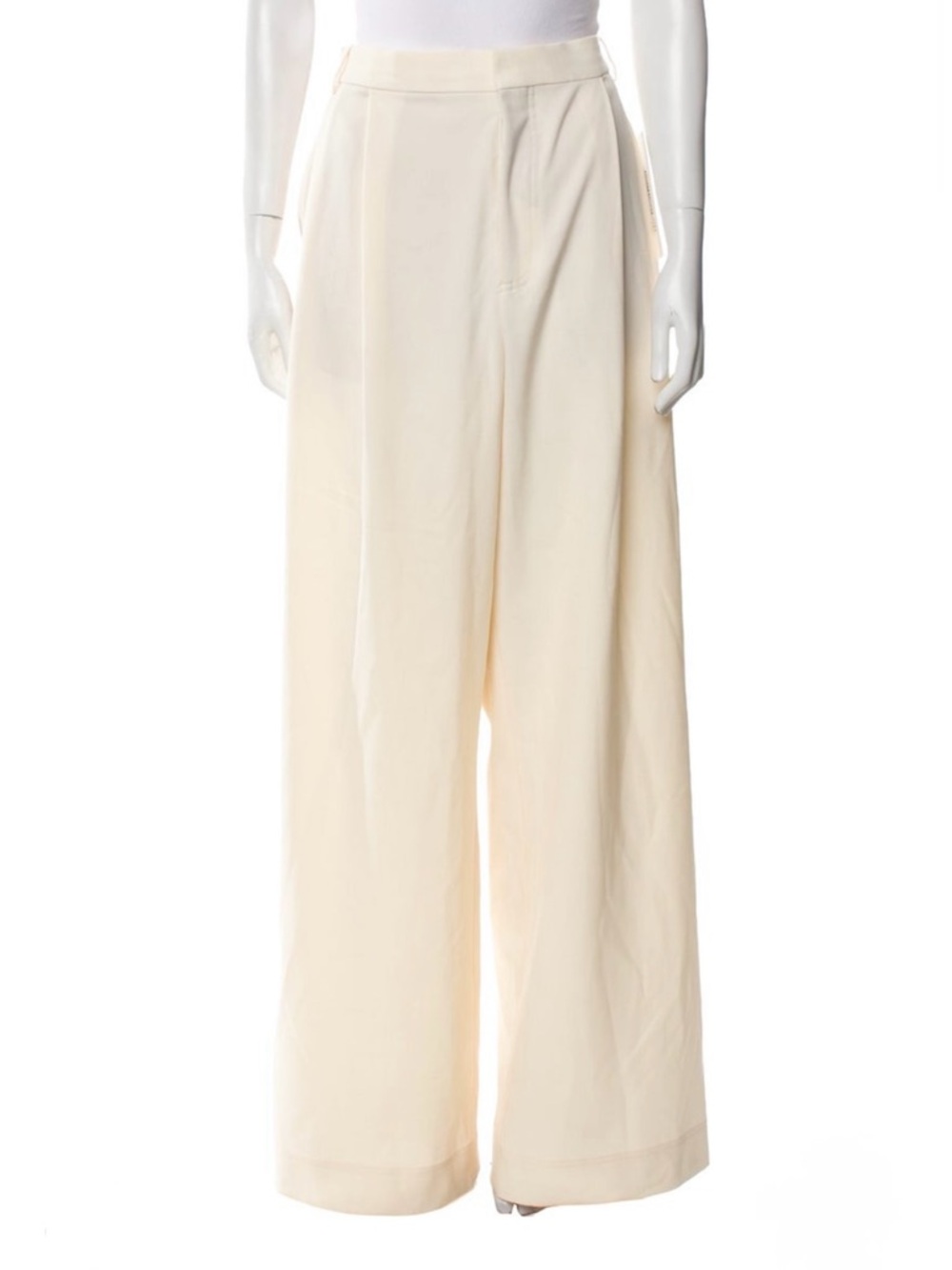 Goop G Label Wide Leg cream Pants Size 8